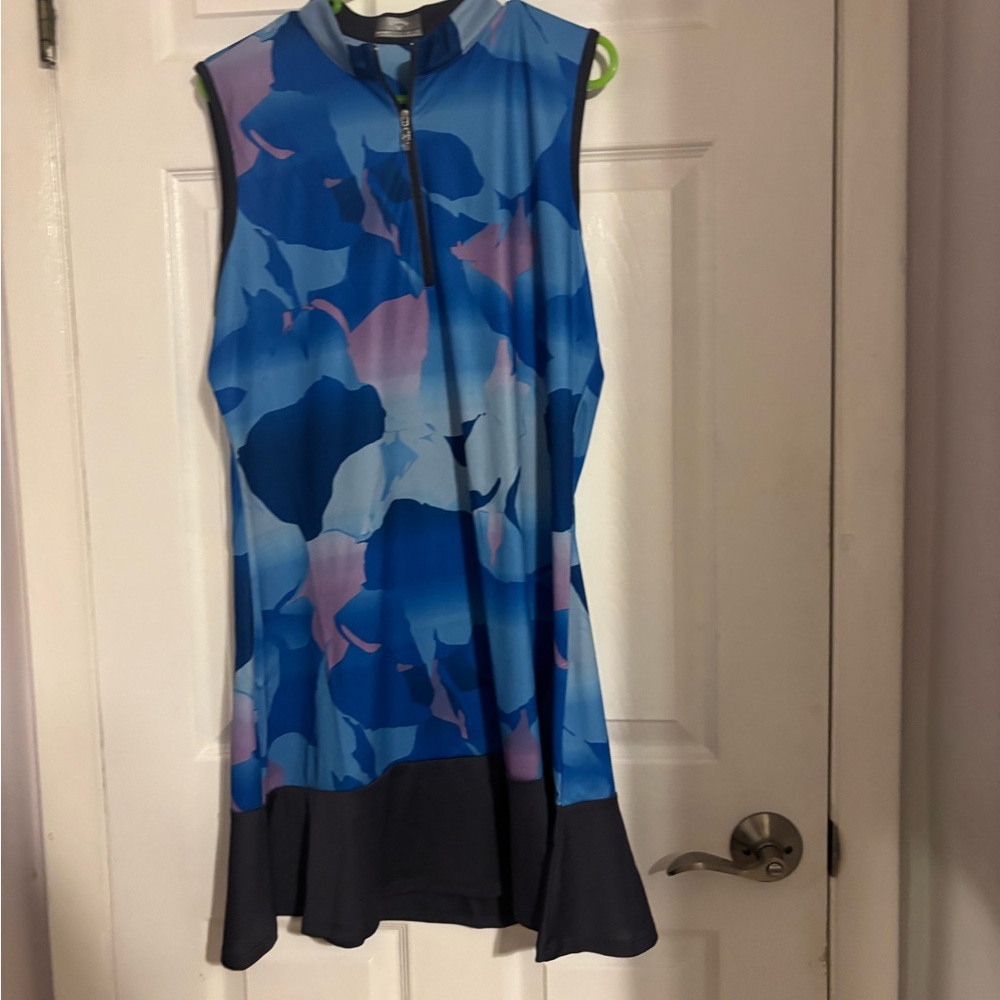 Callaway Blue and Pink Swim Coverup